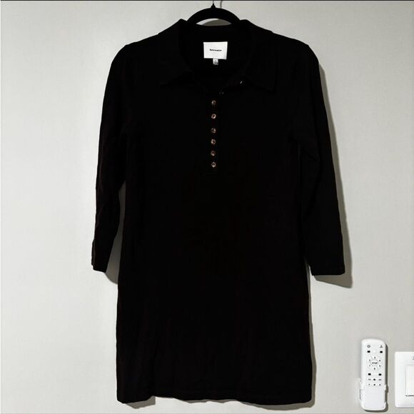 Reformation Luell Regenerative Merino Polo Mini Dress Size Small - Picture 2 of 5